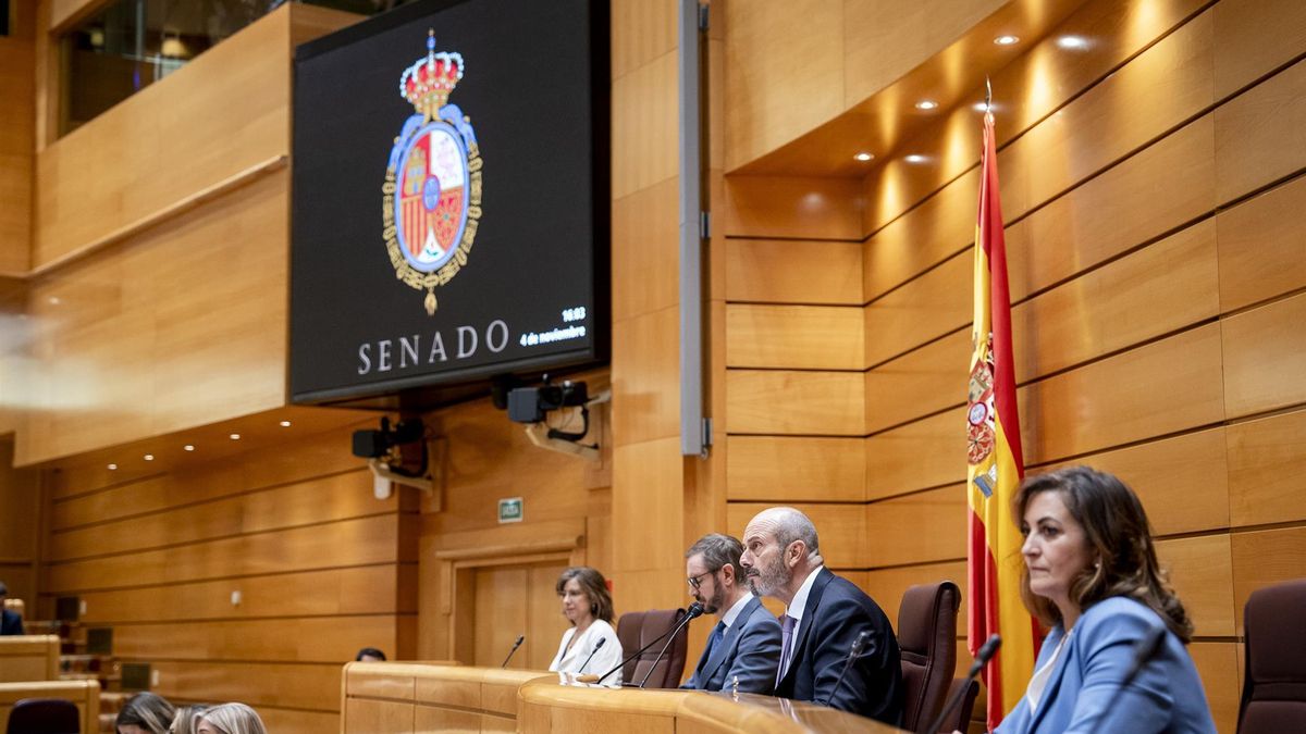 Una sesión en el Senado