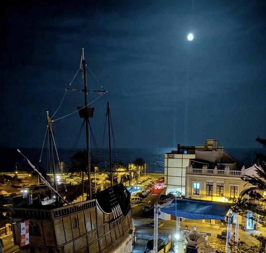 Imagen La Luna,  en la nota del pasado martes, 4 de noviembre, desde Santa Cruz de La Palma
