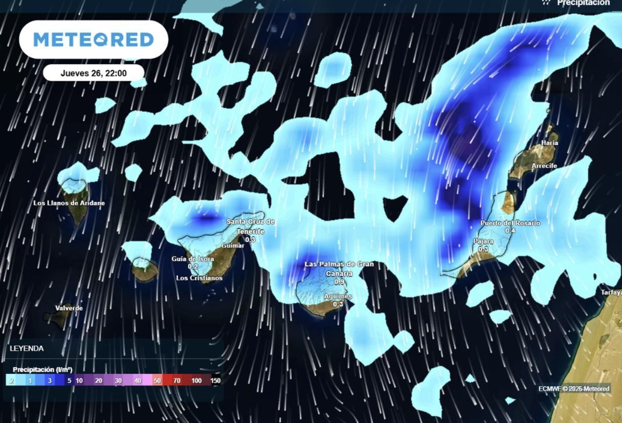La situación más adversa se espera entre el mediodía de este jueves y la mañana del viernes.