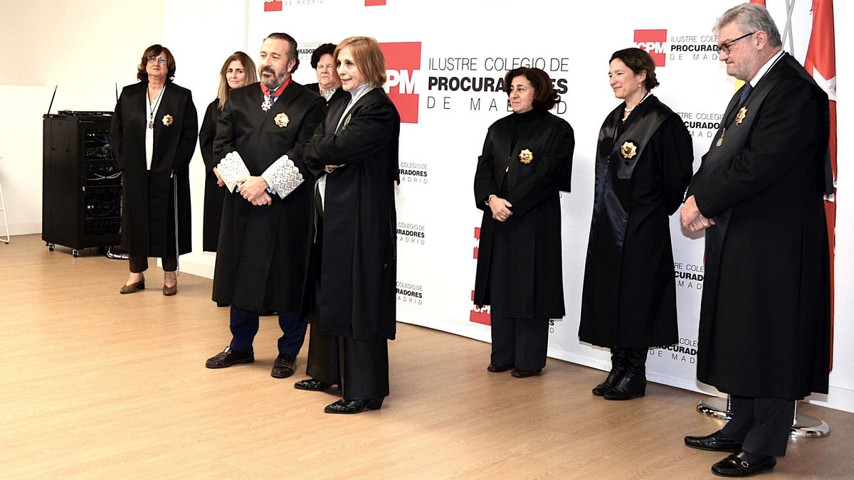 Imagen de archivo con miembro de la directiva del Colegio de Procuradores de Madrid