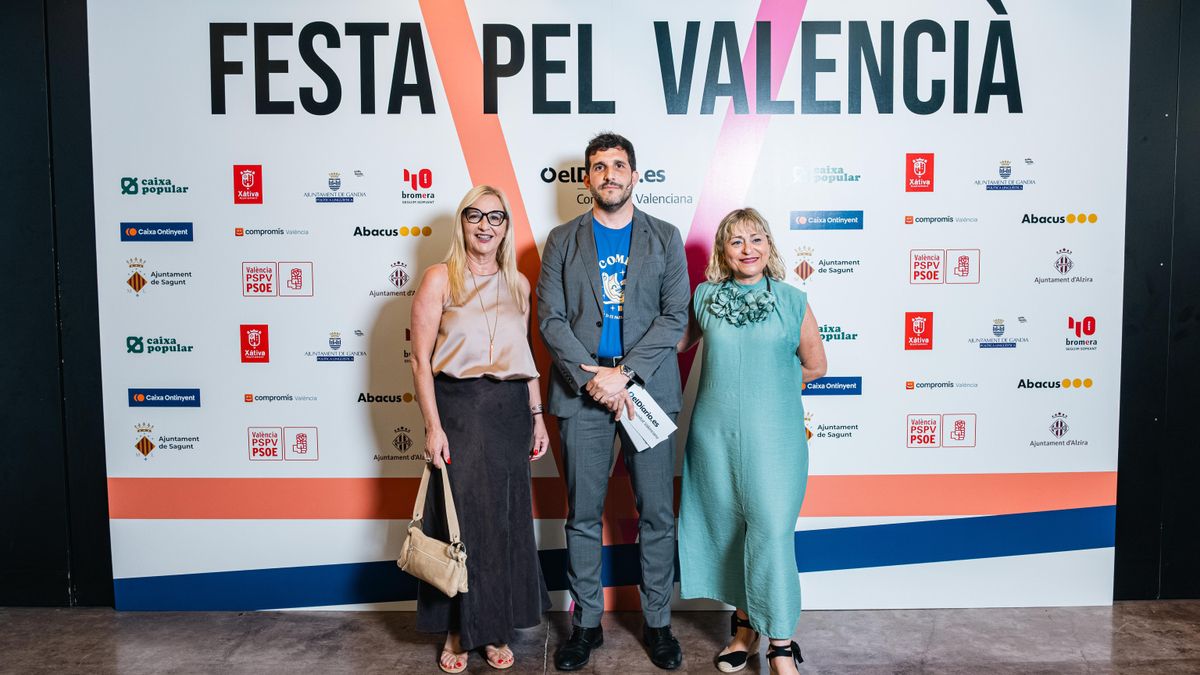 Maria Josep Amigó, Sergi Pitarch i Nathalie Torres.