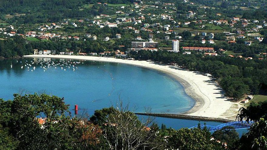 Imagen aérea del Concello de Cabanas