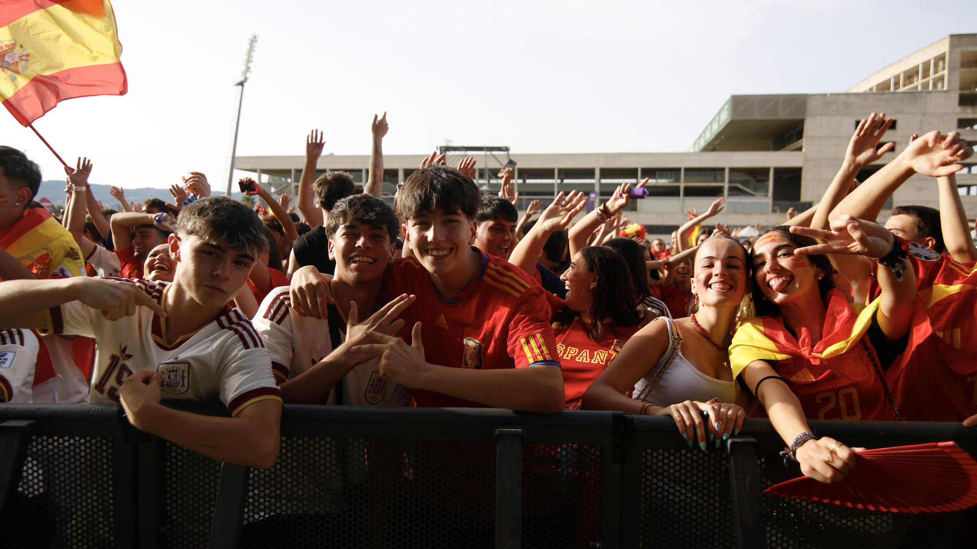 Afición de la selección española en el Córdoba Live