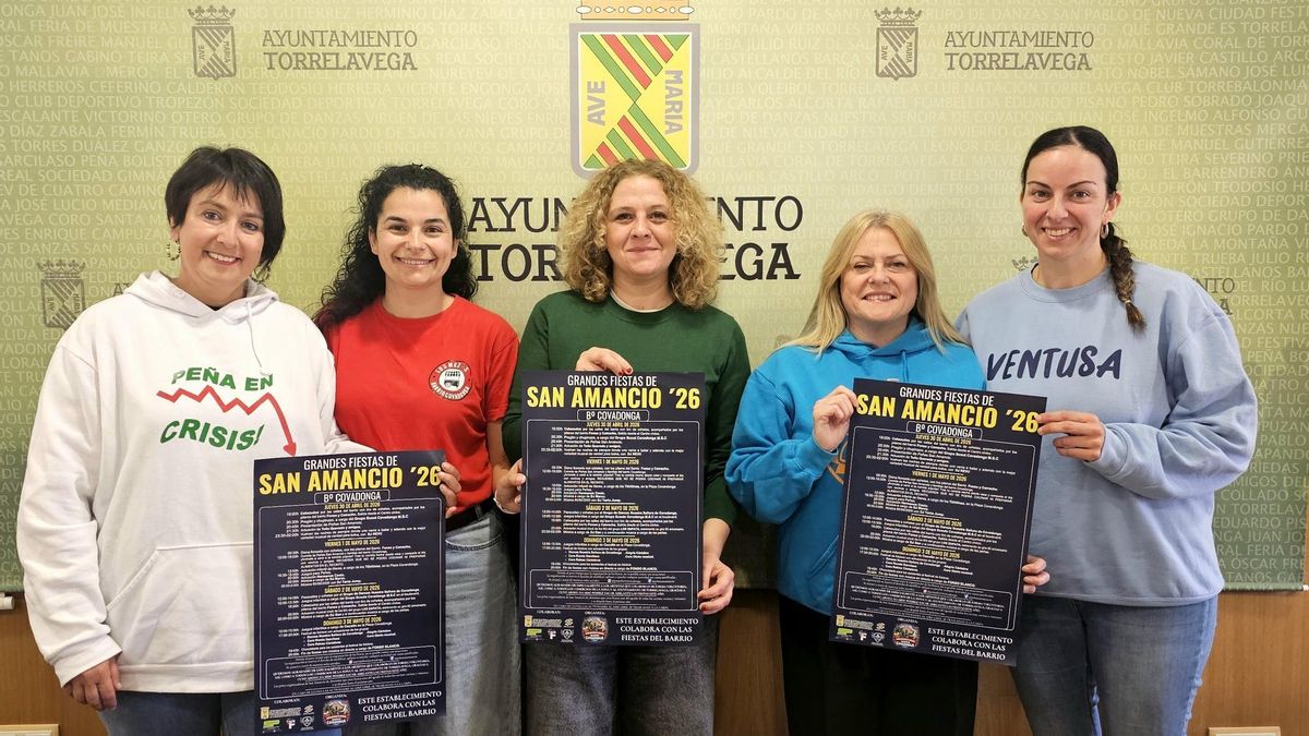 Las peñas del Barrio Covadonga de Torrelavega organizan las fiestas de San Amancio