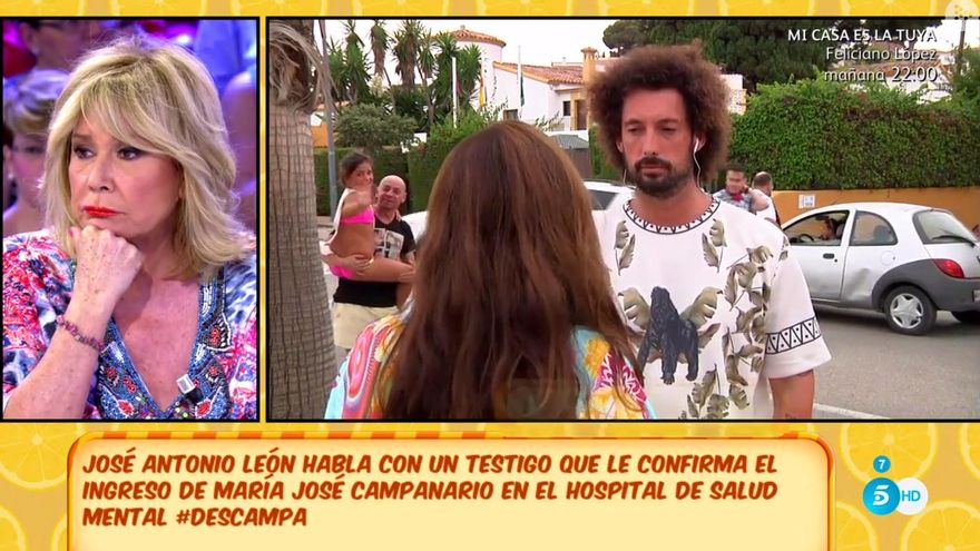 Micro abierto de Mila Ximénez en Sálvame