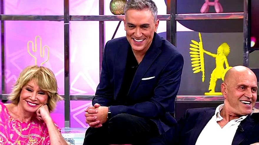 Mila Ximénez Kiko Hernández y Kiko Matamoros en "Sálvame"