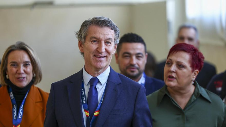 Alberto Núñez Feijóo, en el XIII Congreso Nacional del Sindicato Unificado de Policía, este miércoles en Toledo.