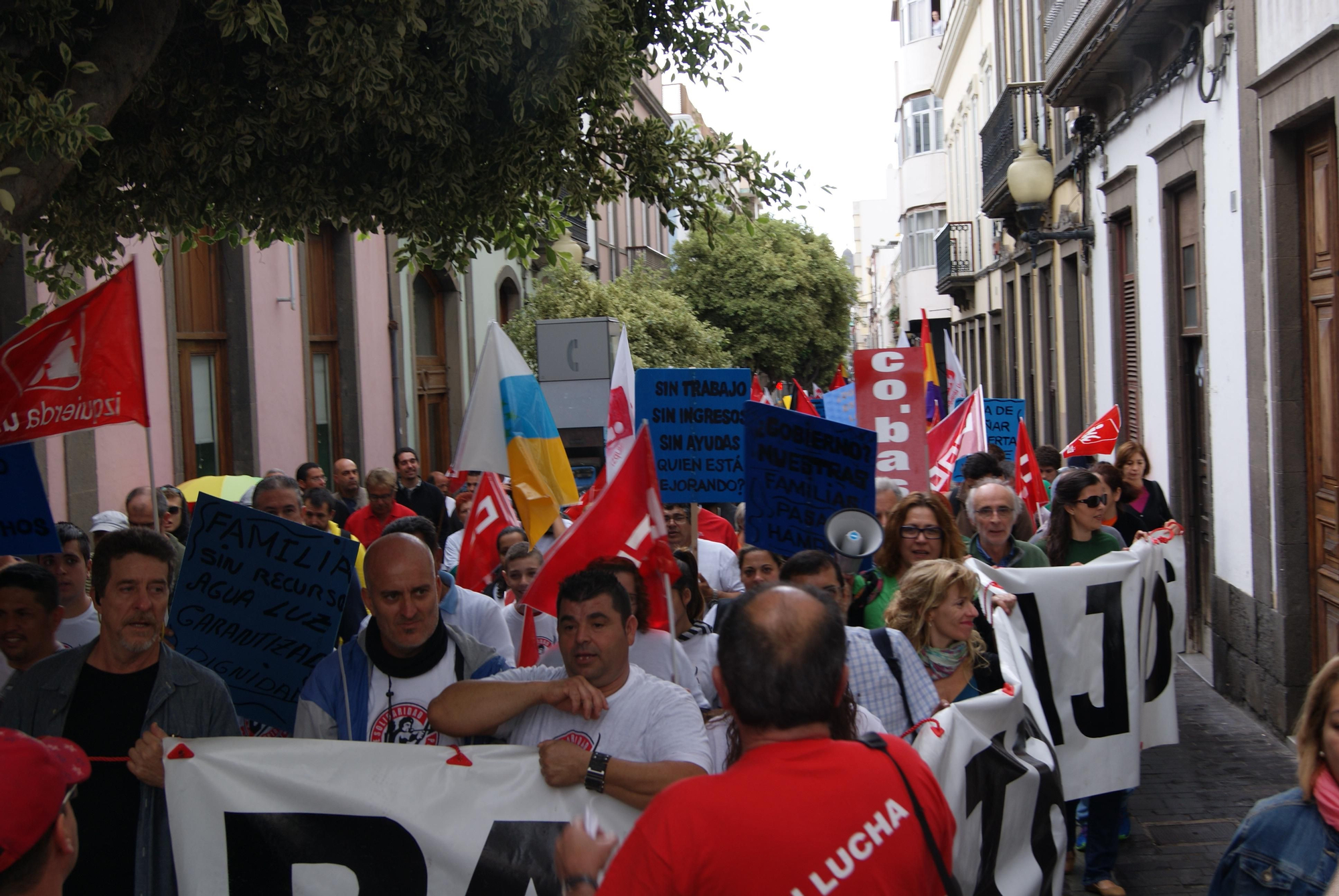 Marchas por la dignidad en Las Palmas de Gran Canaria. Thalía Rodríguez