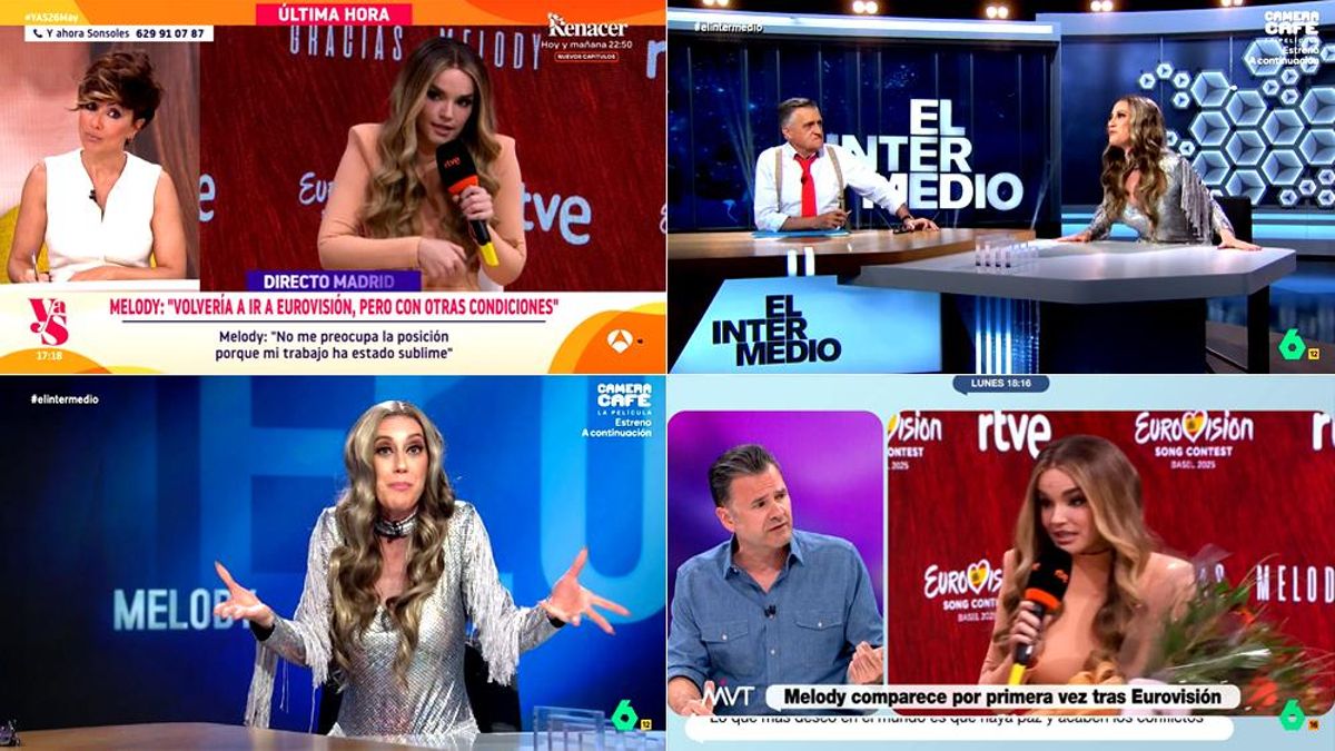 Sonsoles reaccionó en directo a la pulla de Melody, Iñaki López defendió a 'La Revuelta', y 'El Intermedio' la parodió