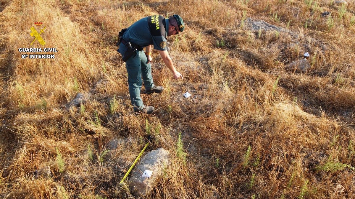 La Guardia Civil investiga los daños millonarios ocasionados en un yacimiento arqueológico de casas de Don Antonio (Cáceres)