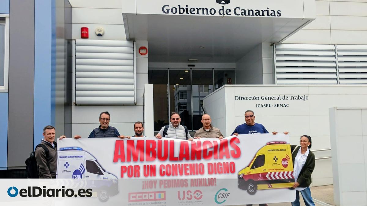 Las ambulancias canarias, llamadas a la huelga tras la "negativa" de las patronales a firmar un acuerdo