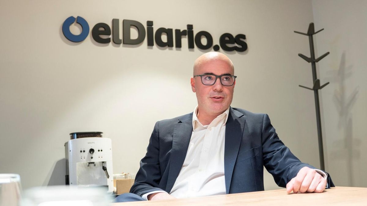 Francisco Martín, durante la entrevista