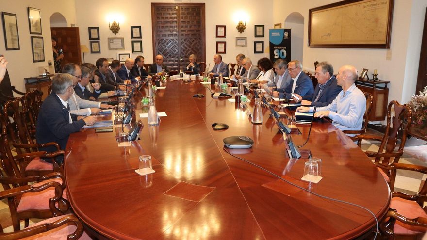 Imagen de la Junta General Extraordinaria de Emasesa que ha abordado la situación de sequía