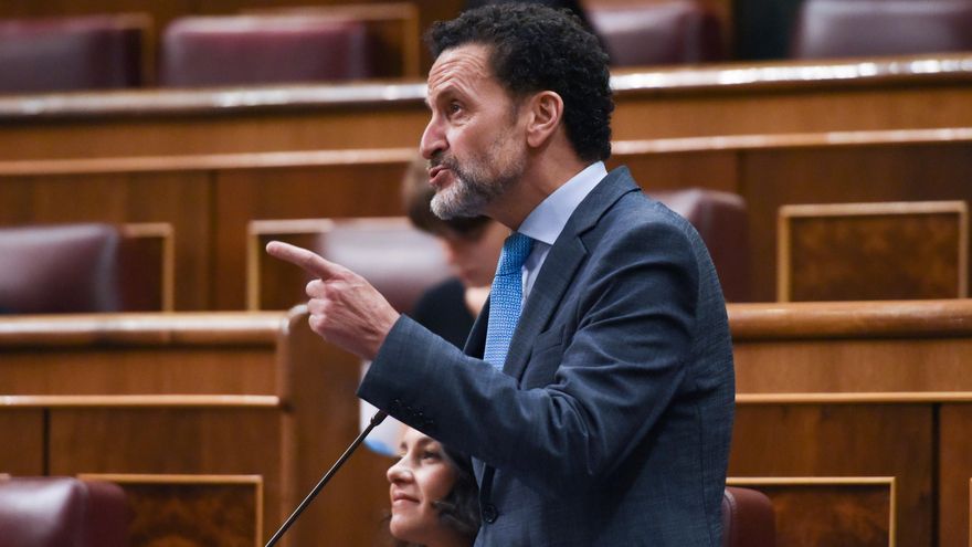 El portavoz adjunto de Ciudadanos en el Congreso, Edmundo Bal, interviene en una sesión plenaria, en el Congreso de los Diputados, a 29 de junio de 2022, en Madrid (España).