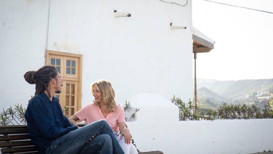 Yolanda Díaz también se reúne en Gran Canaria con Alberto Rodríguez