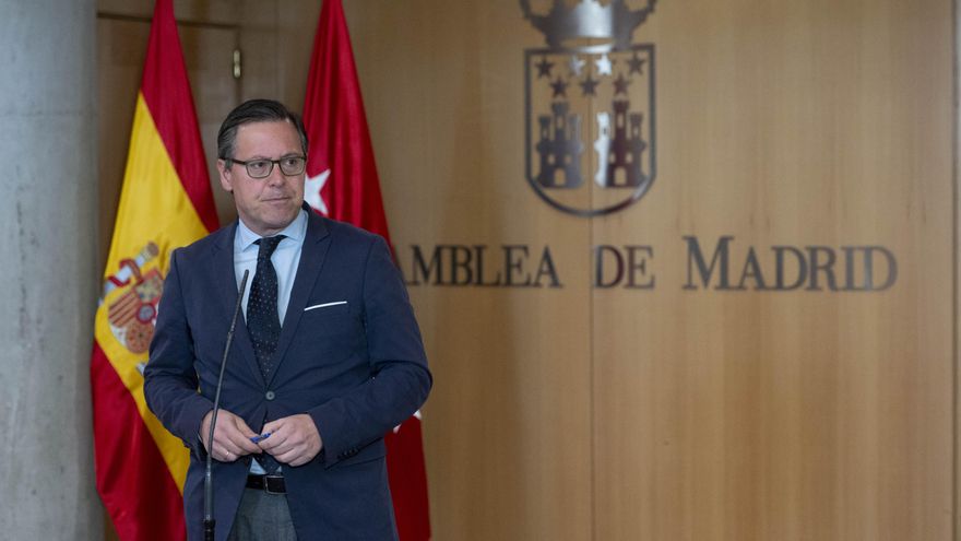 El portavoz parlamentario del PP, Alfonso Carlos Serrano Sánchez-Capuchino