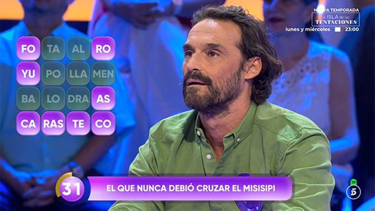 Iván Sánchez, durante la prueba 'Palabras Ocultas'