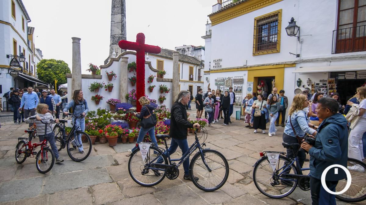 Cruz de mayo de la Asociación Sonrisa de Lunares en la Plaza del Potro