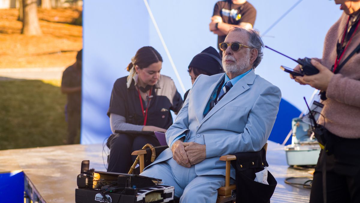 Coppola en el rodaje de 'MegaDoc'