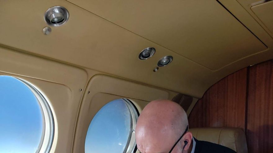 Una nueva escala en el vuelo de Espert y "Fred" Machado