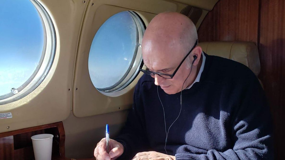 Una nueva escala en el vuelo de Espert y "Fred" Machado