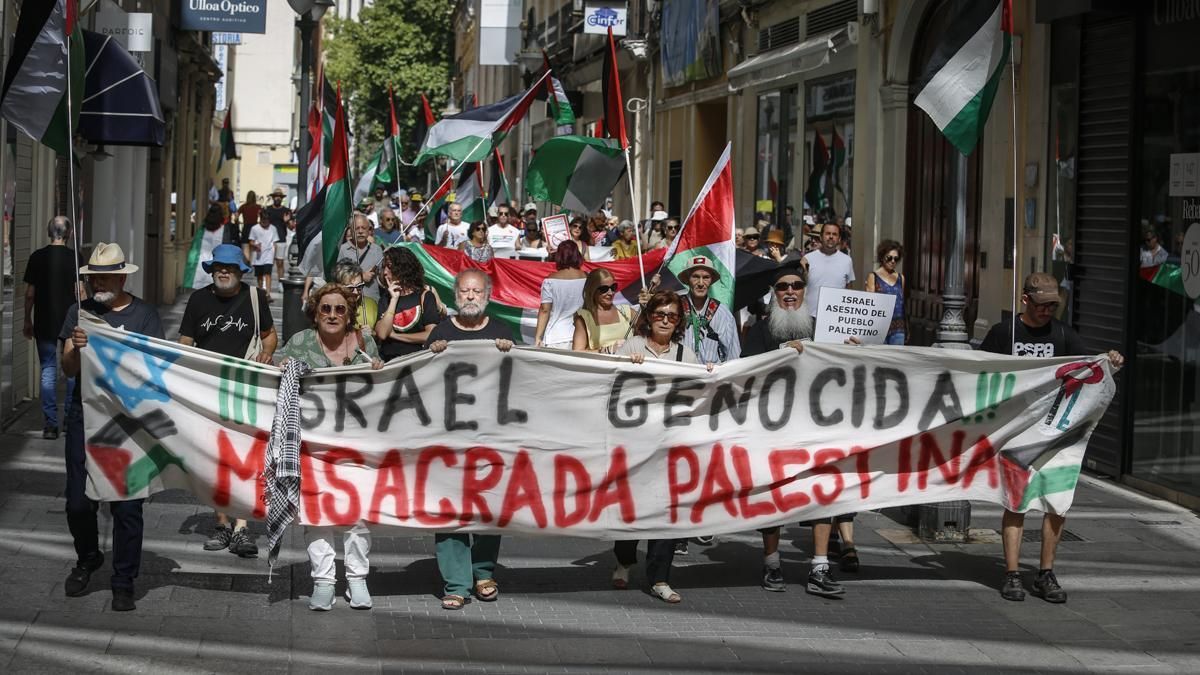Manifestación solidaridad con Palestina