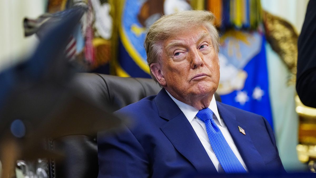 El presidente de EEUU, Donald Trump, en una imagen del 10 de agosto en el Despacho Oval.