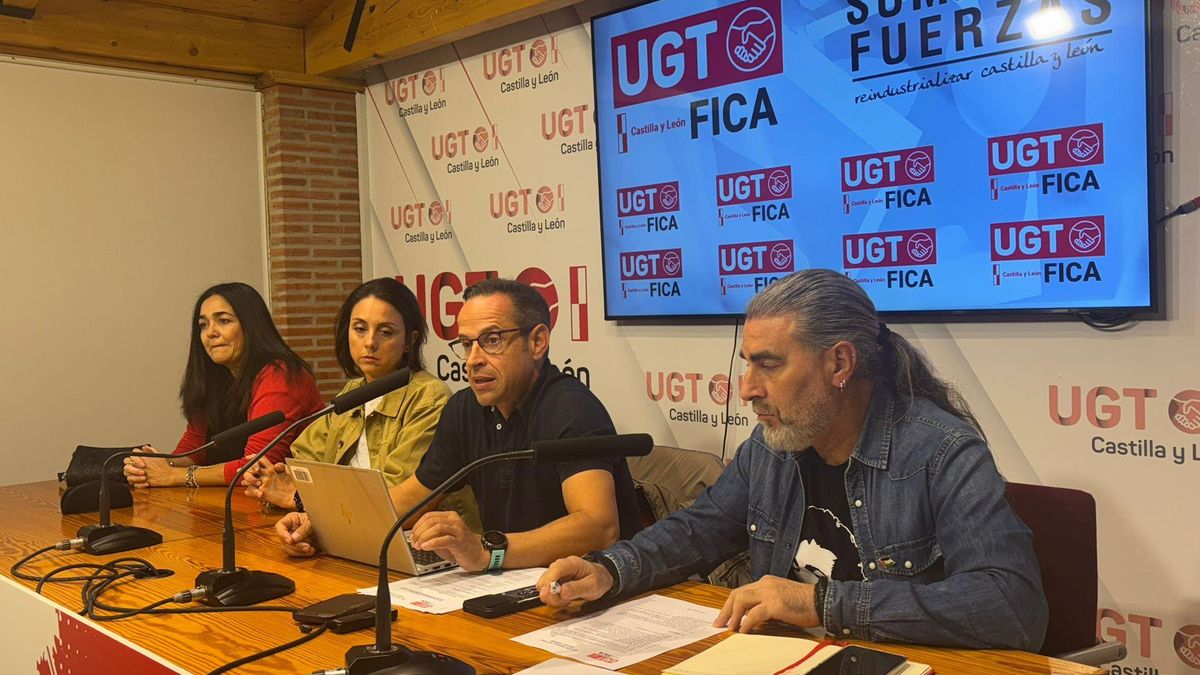 Rueda de prensa de este viernes de UGT.