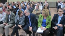 Reunión de los críticos socialistas en las Cocheras de Sants en marzo pasado