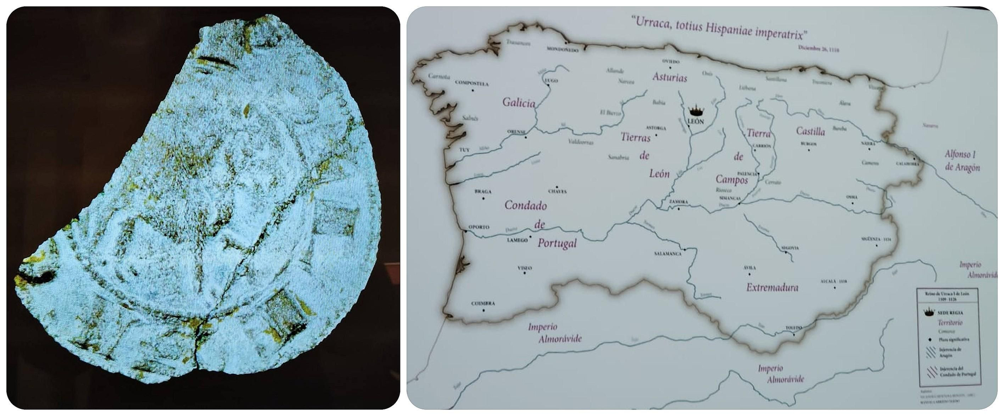 La moneda con el primer León heráldico y una nueva cartografía del Reino de León durante el reinado de Urraca.