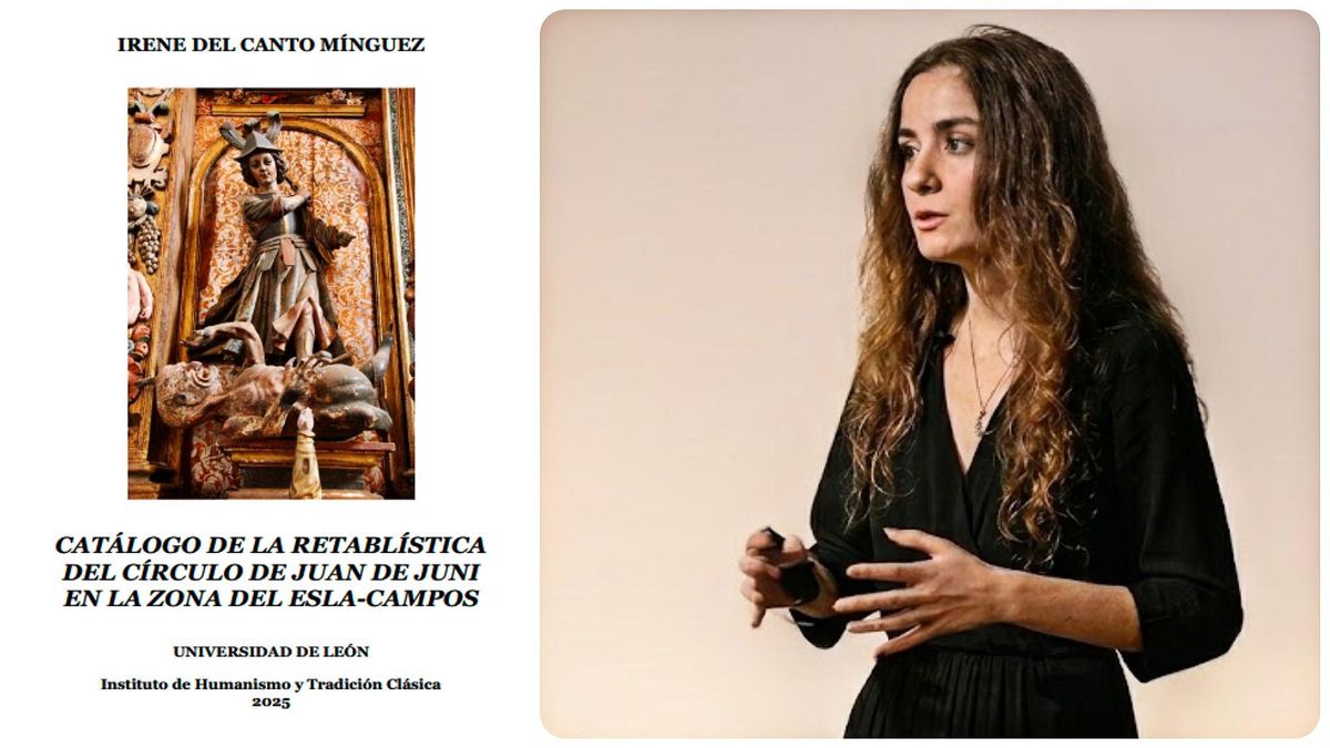 Irene del Canto presenta este martes en Leon el catálogo de retablos de Esla-Campos de la Escuela de Juan de Juni