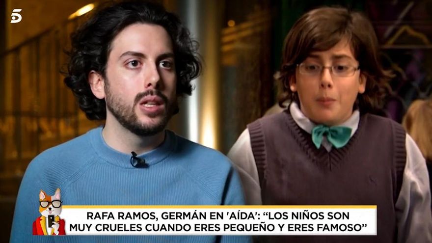 Rafa Ramos recuerda sus años como Germán en 'Aída': "Si te ven haciendo de empollón, eres el empollón"