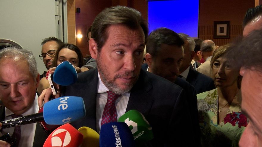 El ministro de Transportes, Óscar Puente, en Valladolid