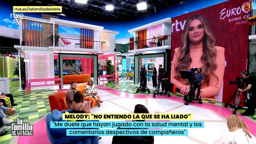 'La familia' marca máximo con Melody (9.9%), sube en el segundo tramo (7%) y afecta a una serie con su nuevo horario