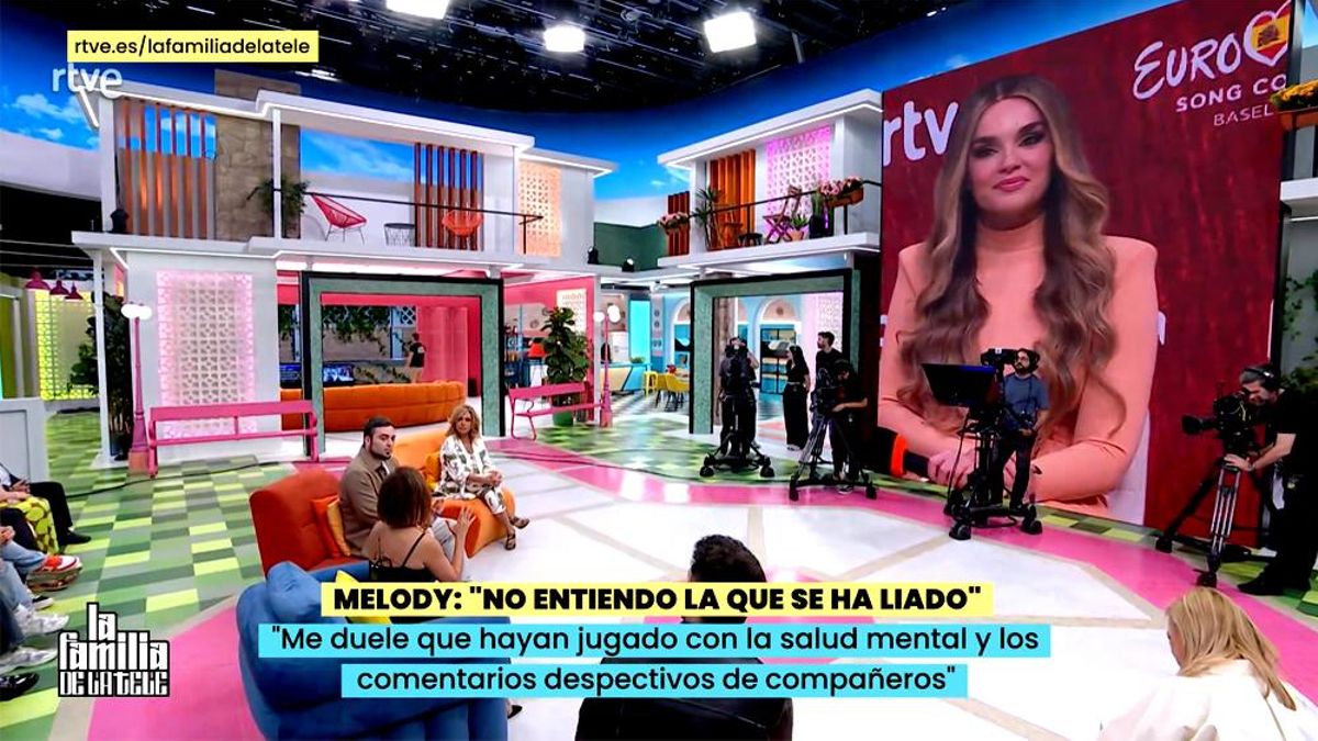 'La familia de la tele' y su cobertura de la reaparición de Melody