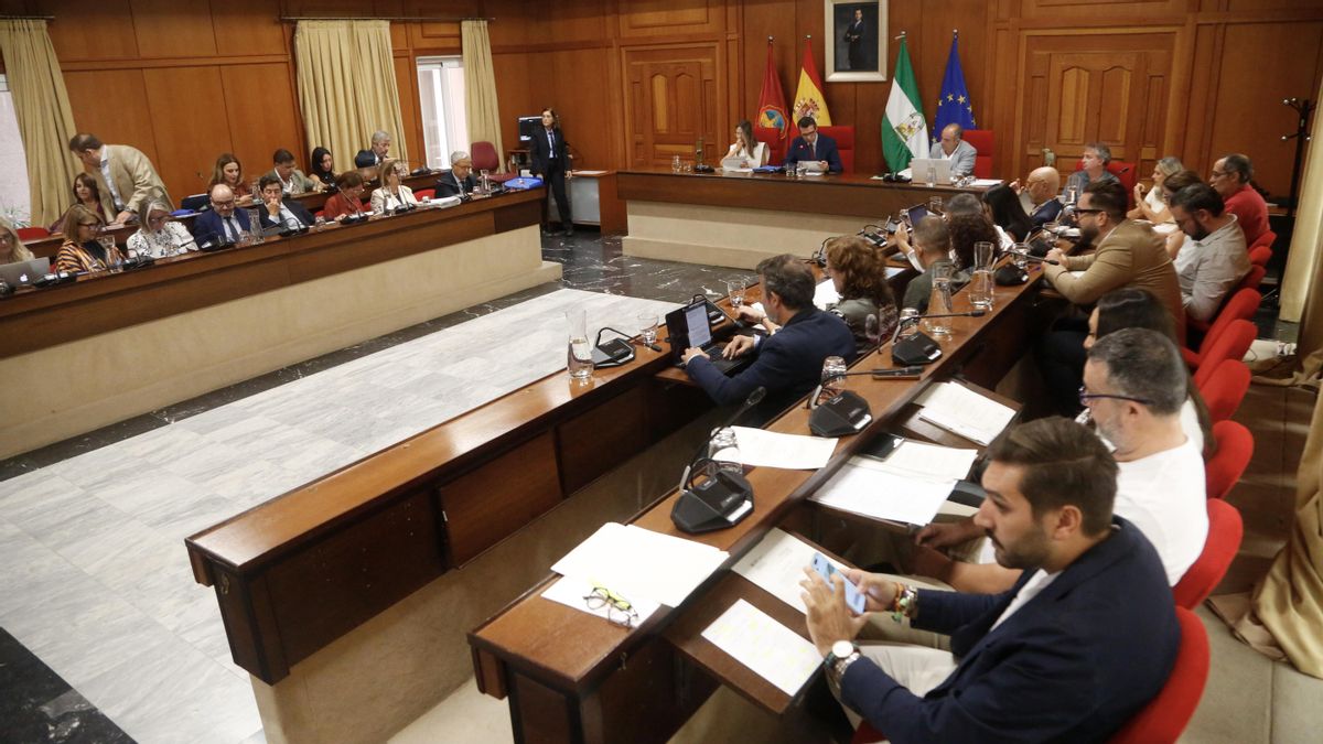 Pleno ordinario de septiembre en el ayuntamiento de Córdoba