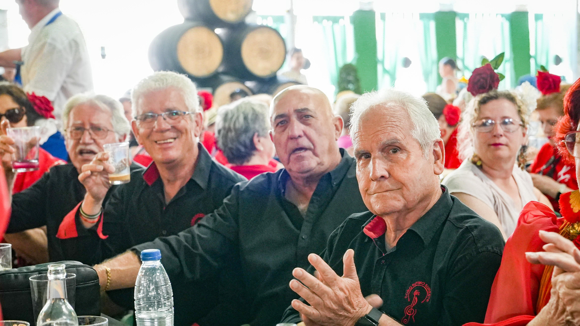 Comidas de empresas y amigos en la Feria de Córdoba