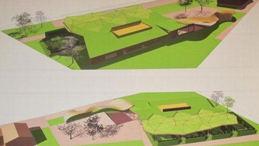 El flamante proyecto original del fallido campo de golf.