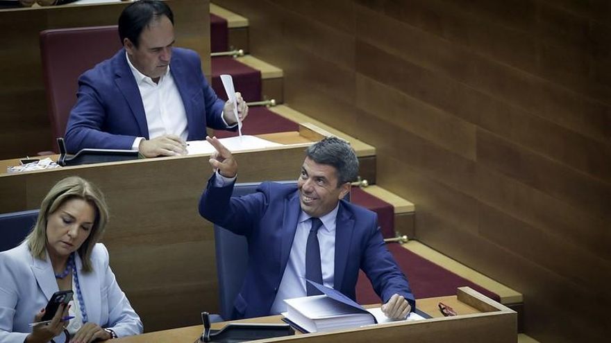 Mazón agitates the fear of a new dana with bulos of 11 months ago and obvious that their firefighters must monitor the ravines