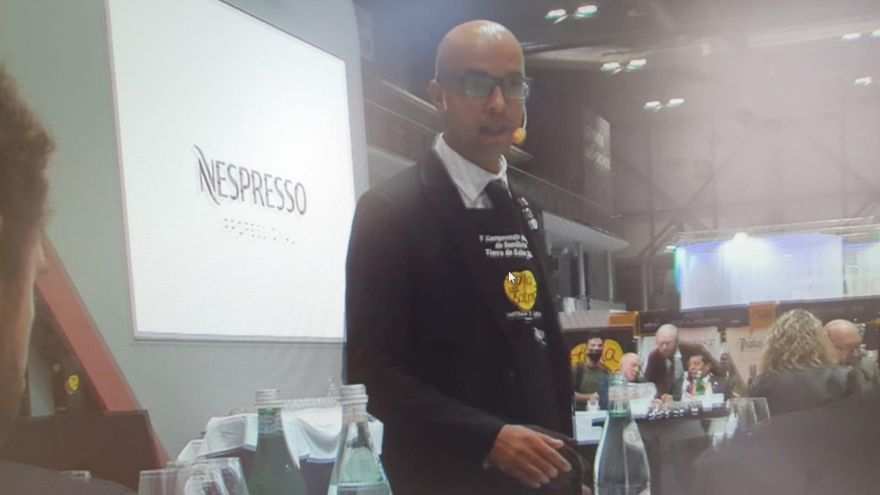 Iván Monreal durante el concurso