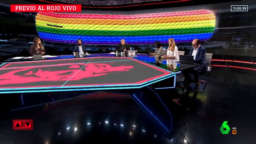 El gesto de 'Al Rojo Vivo' contra la UEFA y su oposición a exhibir la bandera LGTBI+
