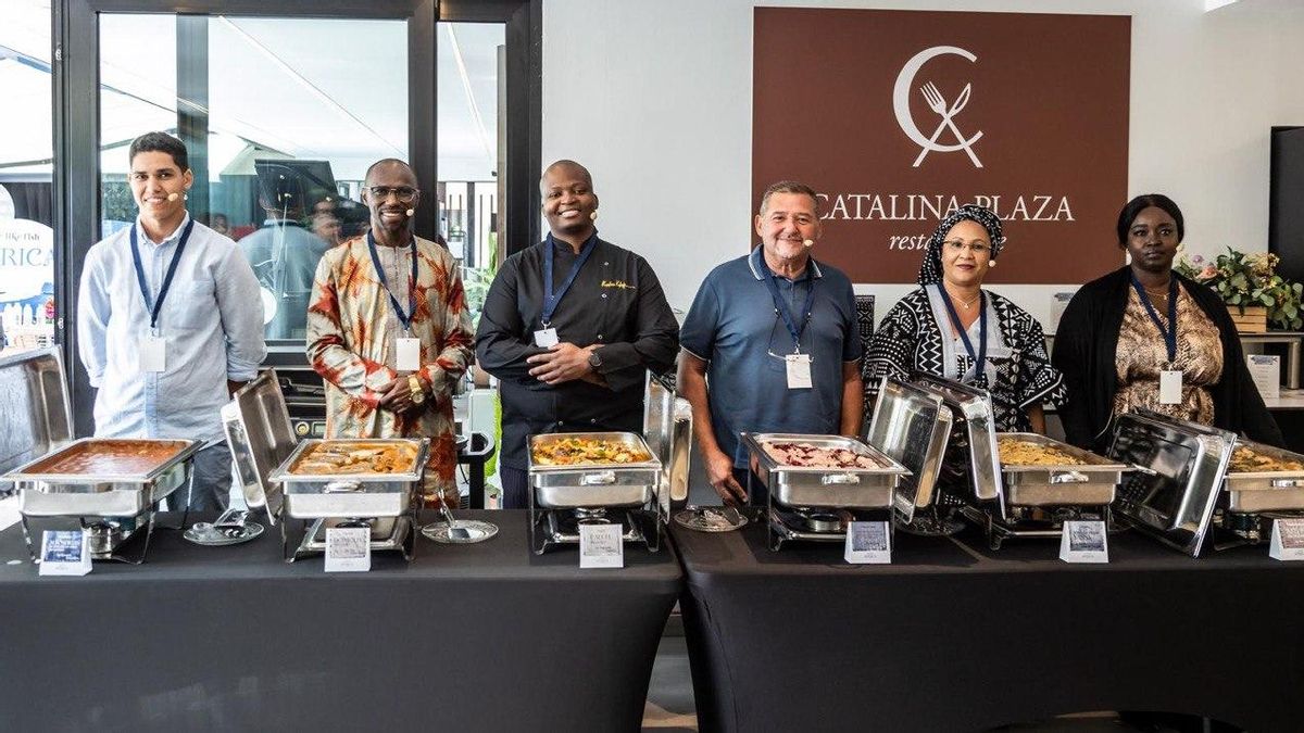 Los seis chefs africanos seleccionados para esta experiencia en la campaña 'We like fish'