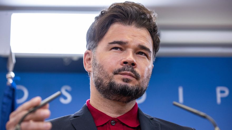 El portavoz de ERC en el Congreso, Gabriel Rufián.