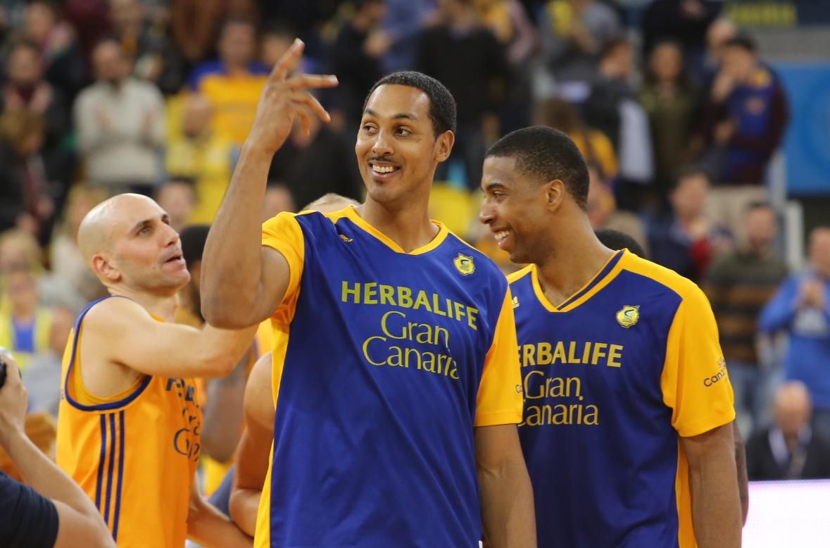 Imágenes del encuentro entre el Herbalife Gran Canaria y el Saski Baskonia. Alejandro Ramos.