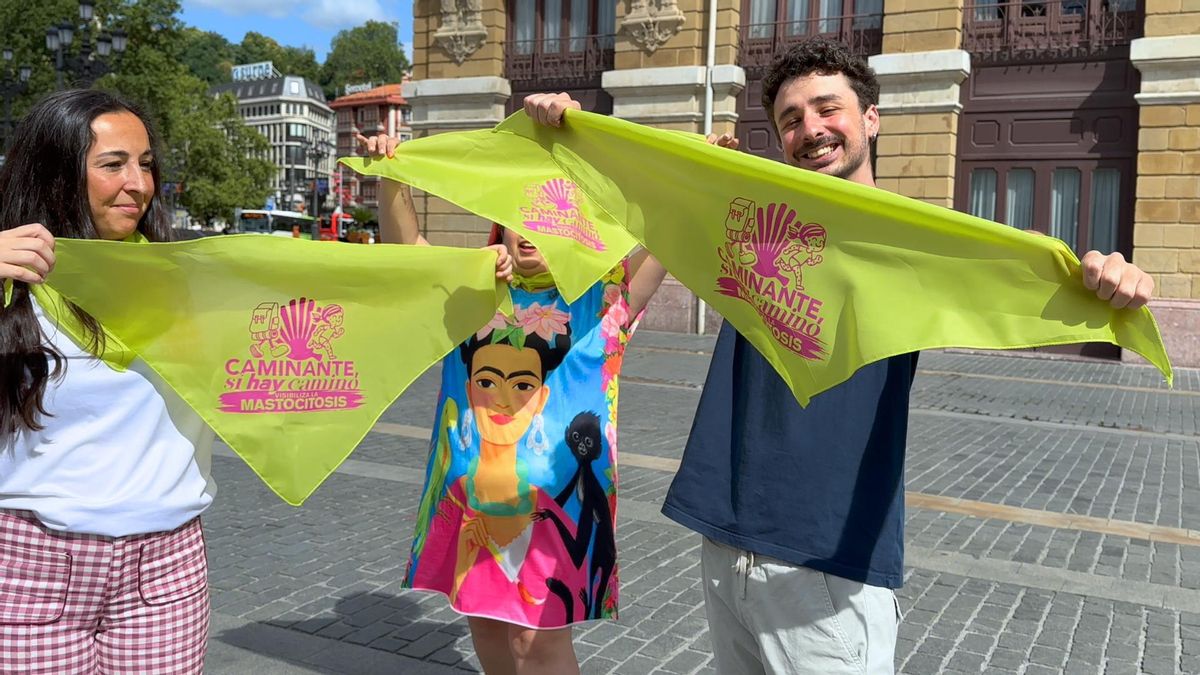 Pañuelos creados para visibilizar la mastocitosis