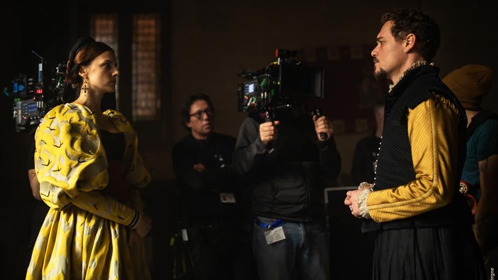 Rodaje de una secuencia de la segunda temporada de La Peste