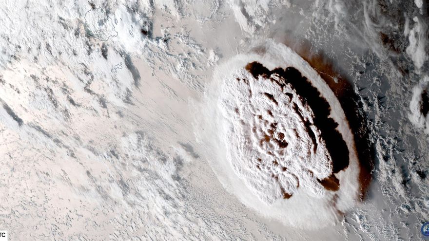 Las ondas sísmicas del volcán submarino Hunga Tonga llegan hasta Canarias