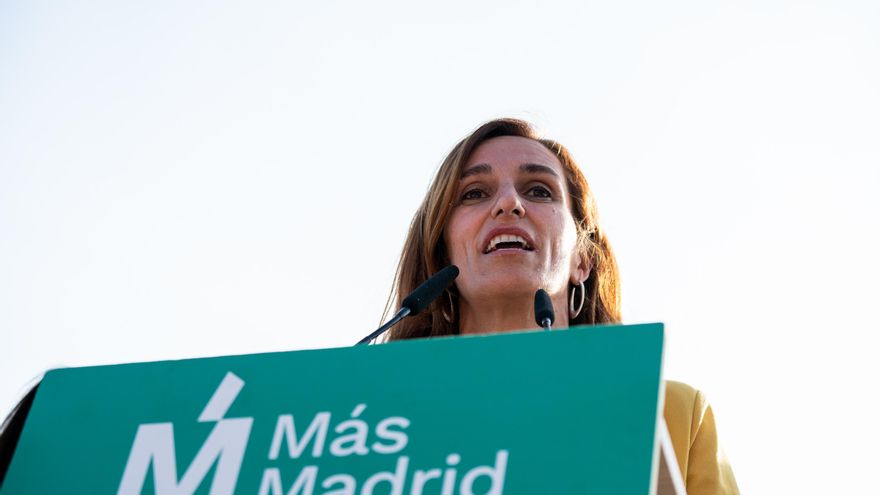 La candidata de Más Madrid a Presidencia de la Comunidad, Mónica García.