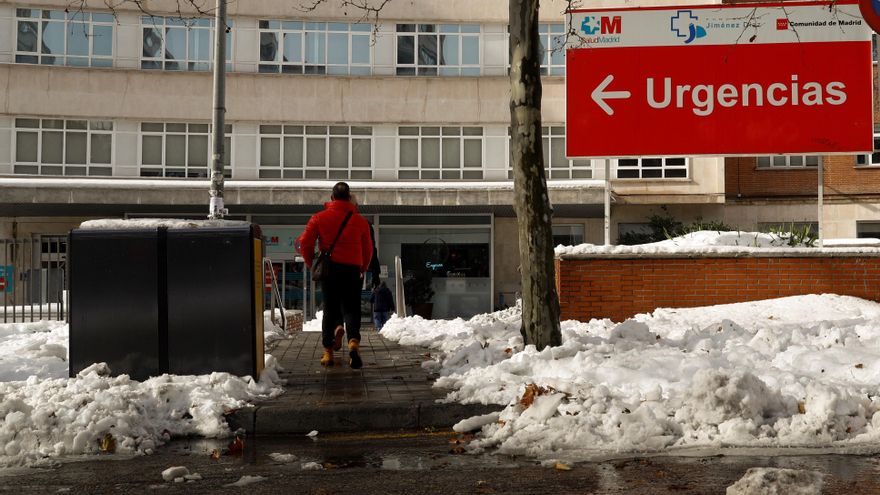 Filomena, otra pesadilla para los sanitarios que sumar a la COVID: turnos de 36 horas y kilómetros bajo la nieve