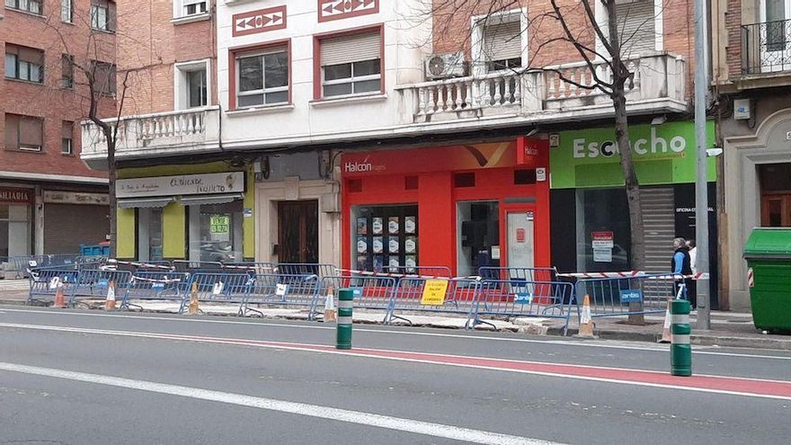 La calle Santa Isabel de Logroño, cortada del 16 de marzo al 5 de abril